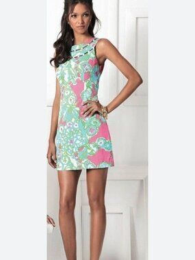 Lilly Pulitzer "Lindy Beaded Skirt Dress" Size 6 Summer Dress Outfit